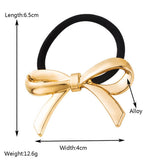 STYLISH METAL BOW HAIR TIE SWEET ELEGANT_CWAHA6191