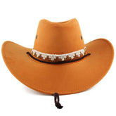 FALL WINTER WINDPROOF WIDE BRIM WESTERN COWBOY HAT_CWAH1890