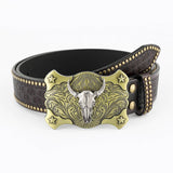 Western Cowboy Belt With Sapphire Embellishment_Cwabe0414