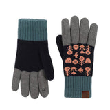 SELF HEATING KNIT GLOVES CUTE WARM DESIGN_CWAG0373