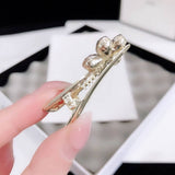 SHINY CRYSTAL FLOWER DIAMOND CLIP DUCKBILL CLIP_CWAHA4706