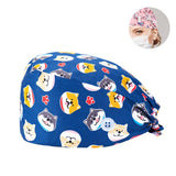 PRINTED SURGICAL CAP SCRUB CAP COTTON NURSE CAP_CWAH3378