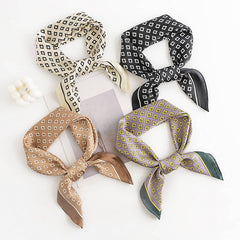 CHIC SILK SQUARE SCARF VERSATILE HEADSCARF SHAW_CWASC0507