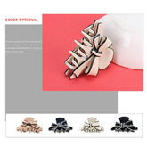ACETATE DOUBLE SIDED BOW CLIP SHARK CLIP_CWAHA4238
