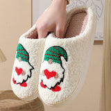 HOME CHRISTMAS CUTE DWARF WARM COTTON SLIPPERS_CWMM3070
