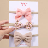 CORDUROY BOW BABY HEADBAND SET FOR GIRLS_CWAHA6751