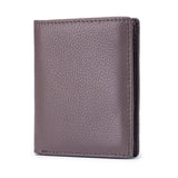SOFT TOP GRAIN COWHIDE SHORT LEATHER WALLET_CWAB3790