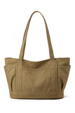 Storage Pocket Large Canvas Shopper Bag_Cuab0102