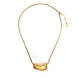 FASHION IRREGULAR 18K STAINLESS STEEL NECKLACE_CWMM8883