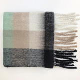 COLORFUL TARTAN SCARF COZY THICK WINTER WRAP_CWASC2693