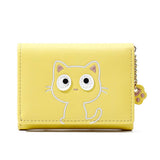 Cute Kitten Patterned Zippered Wallet_Cwab1626