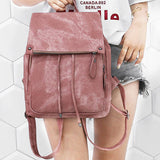 PU LEATHER BACKPACK CANDY COLOR FOR WOMEN HANDBAG_CWAB0741