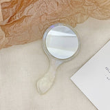 RETRO STYLE GEOMETRIC HANDHELD MAKEUP MIRROR_CWMM6397