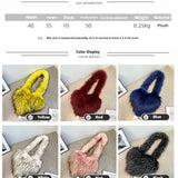 FLUFFY HEART SHOULDER BAG WOMEN PLUSH FUR_CUAB00609