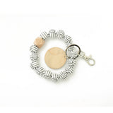 SPORTS CHARM WOODEN BEADS KEYCHAIN_CWAB5102