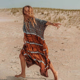 Tie-Dye Viscose Beach Cover-Up Dress_Cwmm6148