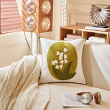 PINK TULIP EMBROIDERED SOFA PILLOW COVER_CWMM7706