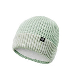 Winter Double Layer Fleece Reflective Knitted Hat_Cwah2458