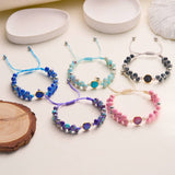 HAND WOVEN ROUND STONE BRACELET_CWAJE2425