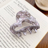 SWEET HEART HAIR CLAW CHIC ACETATE BUN CLIP_CWAHA0733