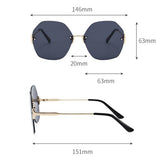 FRAMELESS GEOMETRIC T BAR SUNGLASSES FOR WOMEN_CWASG1169