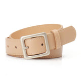 High-End Retro Square-Buckle Women'S Belt