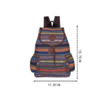 BOHO VINTAGE BACK TO SCHOOL CANVAS BACKPACK_CWAB2214