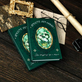 GREEN RETRO ROSE THICK NOTEBOOK_CWMM1861