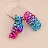 Blue Purple Gradient Electroplated Hair Claw Clips_Cwaha1054