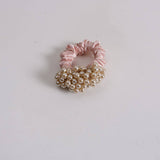 NEW SIMPLE PEARL SCRUNCHIE CUTE FRESH HAIR TIE_CWAHA6774
