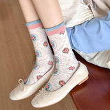 EXQUISITE CASUAL TRANSPARENT SOCKS_CWMS0563