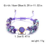 HAND WOVEN ROUND STONE BRACELET_CWAJE2425