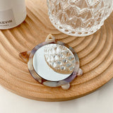 CUTE ANIMAL ACETATE MINI MAKEUP MIRROR PORTABLE_CWMM6391