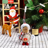 CHRISTMAS COLORFUL FABRIC FOAM PENDANT ORNAMENTS_CWMM2770