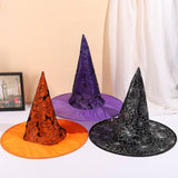 Cwah4034_Halloween Wizard Hat Magic Costume Party Prop