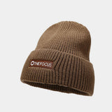 LETTER THICKENED EMBROIDERED BEANIE KNITTED HAT_CWAH2073