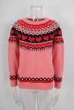 Valentines Day Ethnic-Style Jacquard Sweater
