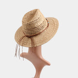 NEW SUNSHADE HAND KNITTED PANAMA HAT_CWAH1194