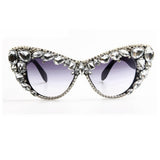 COLORFUL RHINESTONE CAT EYE SUNGLASSES_CWASG0790