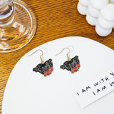 HALLOWEEN DARK FUNNY PERSONALITY EARRINGS_CWAJE1851