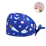 SCRUB CAP PRINTED SURGICAL CAP WORK CAP_CWAH3383