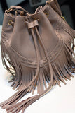 Cwab1570_Leisure Drawstring Tassel Bucket Shoulder Bag