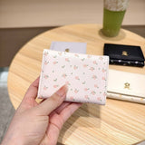 Trendy Printed Mini Trifold Wallet For Students_Cwab06229