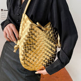 HAND WOVEN BAG STYLISH STRAW ARMPIT BAG FOR WOMEN_CWAB1913