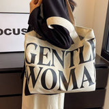 2024 NEW LETTER PRINT SIMPLE SHOULDER BAG_CWAB2671
