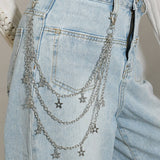 MULTI LAYER CHAIN CASUAL PUNK JEANS CHAIN_CWMM4882