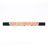 FLORAL ELASTIC WAIST BELT STYLISH CINCHER_CWMM6421