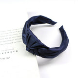NEW SOLID COLOR WIDE EDGE KNOTTED HEADBAND_CWAHA0982