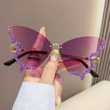 STYLISH LARGE FRAME BUTTERFLY DIAMOND SUNGLASSES_CWASG0192