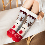 CHRISTMAS STOCKING PLUSH INDOOR SLIPPERS_CWMS0723